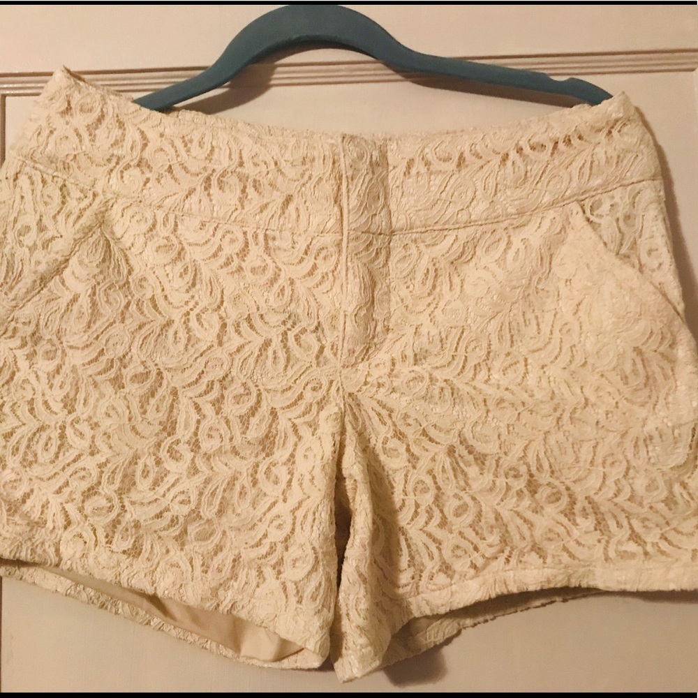 Lace shorts